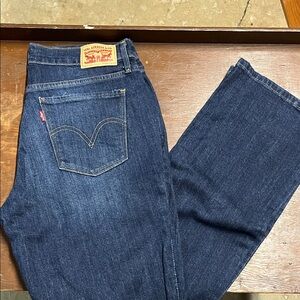 Levi's Men's Dark Indigo Straight Jeans